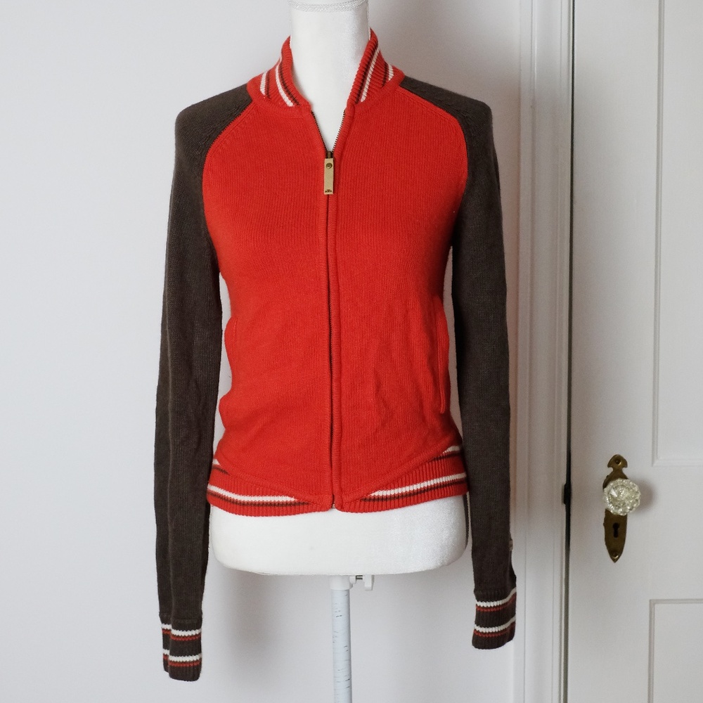 Ellesse Knit Zipper Cardigan Sweater Jacket